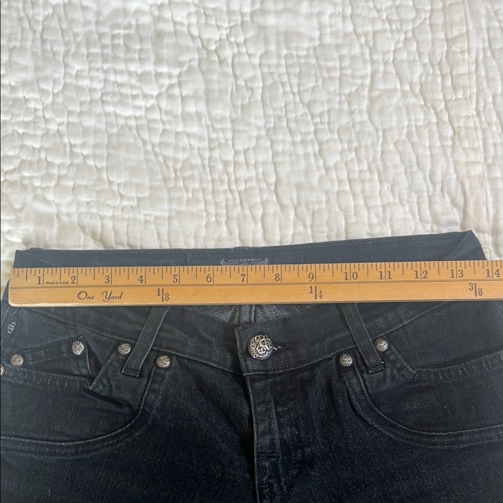 Rock & Republic Black Skinny Jeans - Picture 4 of 9